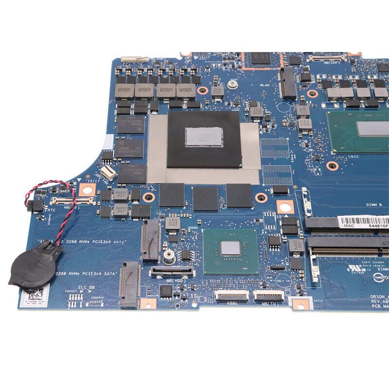DELL 900DH ALIENWARE M15 / M17 LAPTOP MOTHERBOARD I7-8750H RTX 2060 ...
