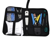 Generic Network RJ-45 Crimping Tool Set Ethernet Network Cable Connector Tester