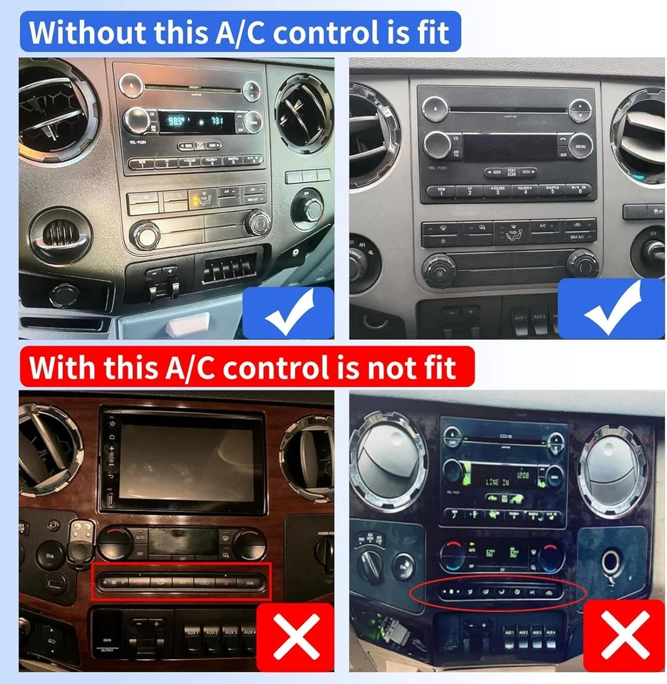 12.1" Android 13 Tesla Car Radio GPS Stereo For Ford F250 F350 F450 F650 2010-16 Foto 4 de 4