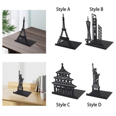World Architecture Metall-Buchstütze, ausgehöhlte Buchstützen für schwere