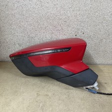 SEAT LEON MK3 2013-2020 WING MIRROR DRIVER RIGHT SIDE IN RED 026684