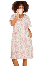 Only Necessities Plus Size Snap-Front Gown