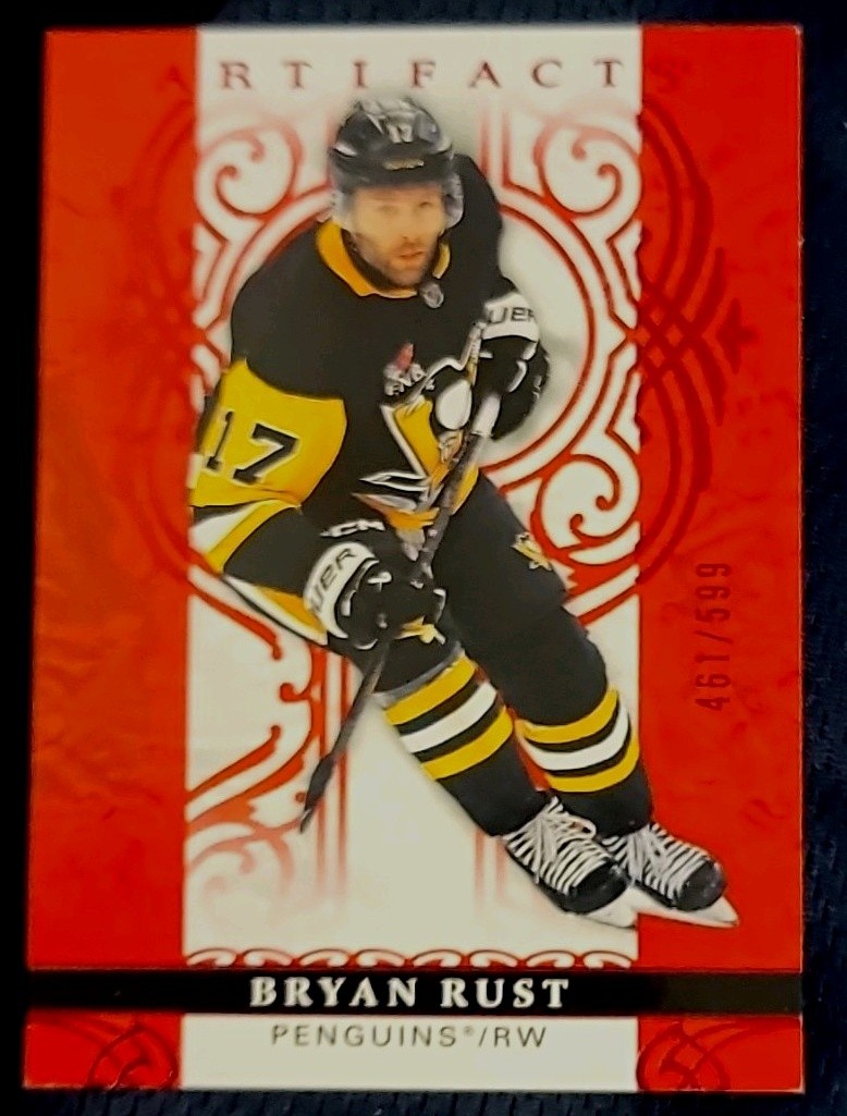 Upper Deck 2026-27 Artifacts Bryan Rust Pittsburgh Penguins #38 Ruby 461/599
