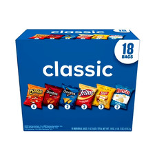 Frito Lay Classic Mix Snack Chips 18oz, 18 Pack
