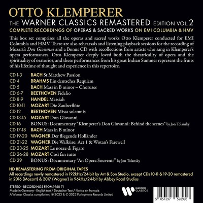 Otto Klemperer Otto Klemperer: The Warner Classics Remastered E (CD) (US IMPORT)