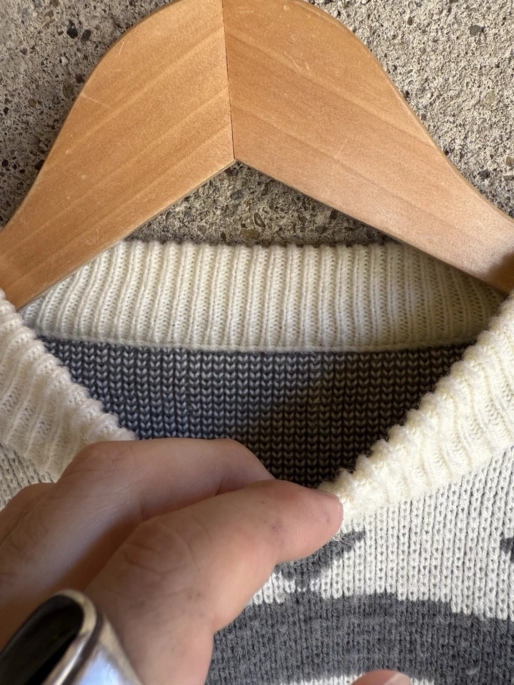 Vintage 70s Pendleton Chief Joseph Wool Aztec Print Sweater Crewneck Mens Size M - Image 4 of 4