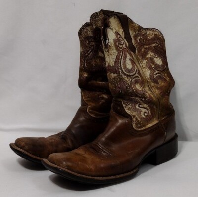 Ariat Shada Cowboy Boots Mens Brown Boho Retro 90s Western