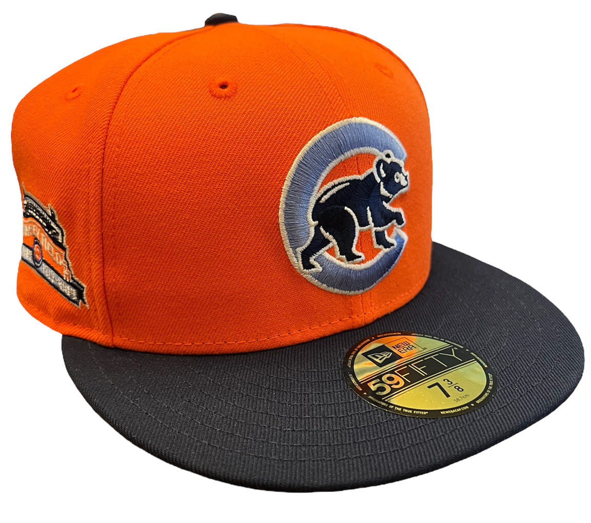 🍊Hat Club Exclusive New Era Orange Crush Chicago Cubs Hat & Pin