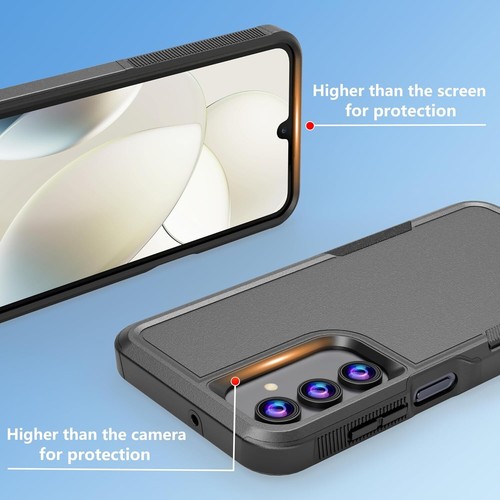 Funda Para Samsung Galaxy A16 5G Case Cover Estuche Con Protector De Pantalla - Zdjęcie 5 z 7