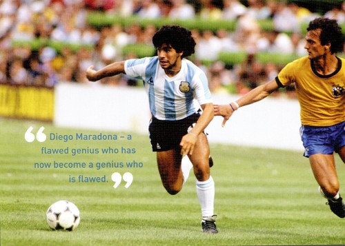 Football Diego Maradona Postcard (143491)