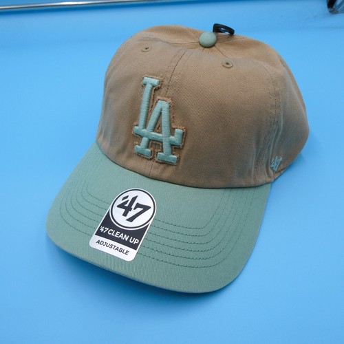 '47 Brand Los Angeles Dodgers Mütze Herren Khaki Riemen Kappe MLB Baseball Sport Neu