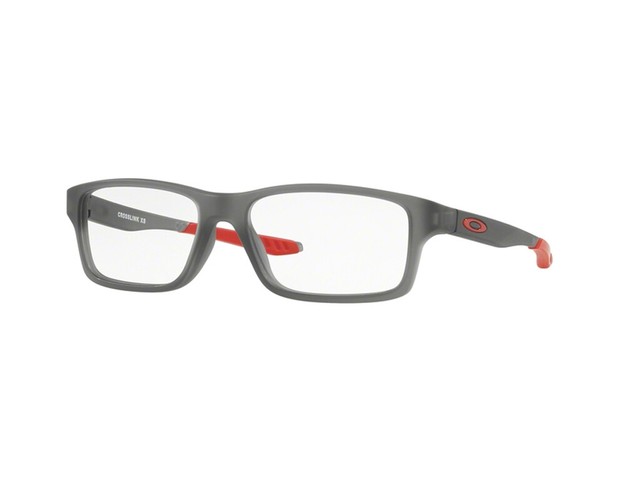 Occhiali da vista Uomo Oakley Crosslink XS 800203 Grigio Satin Grey Smoke  cal 51 | Acquisti Online su eBay