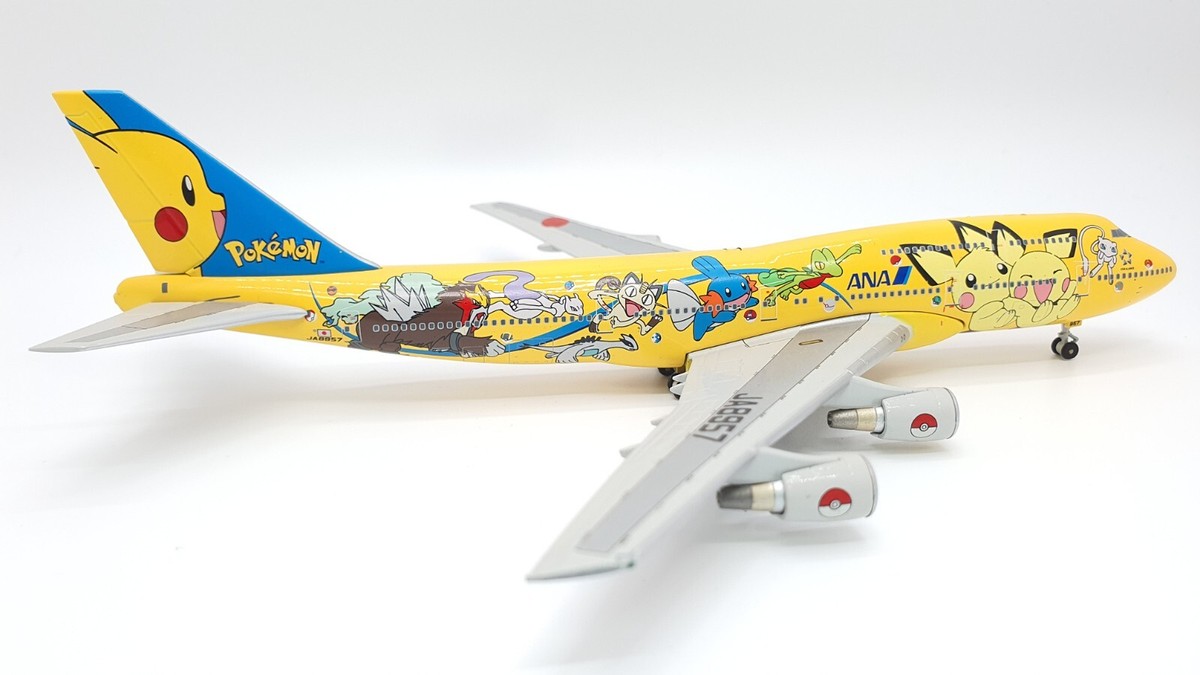 1/200 B747-481 全日空 ANA ポケモンジェット ブルーボックス 1/200 B747-481 全日空 ANA ポケモンジェット ブルーボックス