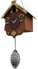 Futterhaus Vogelfutterhaus,`` Kuckucksuhr Time to eat`` Vogelhaus