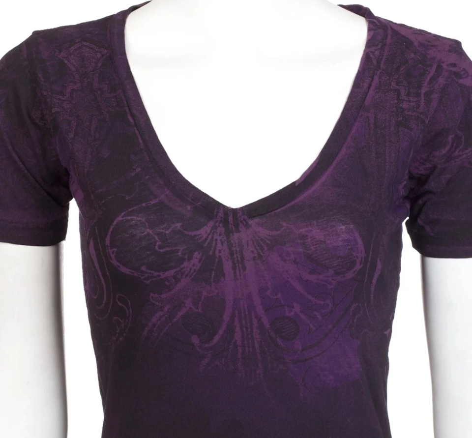 Archaic By Affliction T-shirt Donna Scommessa Tatuaggio Biker