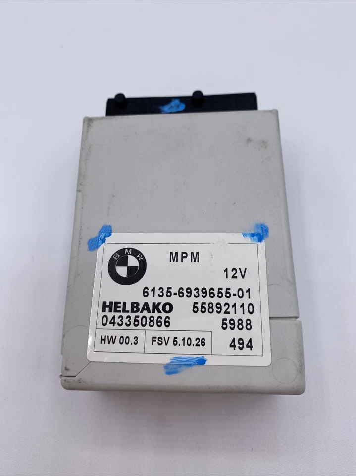 BMW 5 6 E60 E61 E63 E64 MPM Micro Power Module Unit  6939655 6982347 - Imagen 3 de 4
