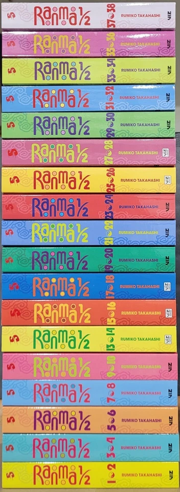 Ranma 1/2 Manga 2in1 1-19 English new Graphic Novel Viz 19 Books Complete Set - Image 3 of 4