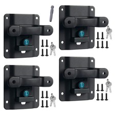 4x Soportes de anclajes de amarre para caja de camioneta y tacos de enlace de caja para Ford F150/250/350