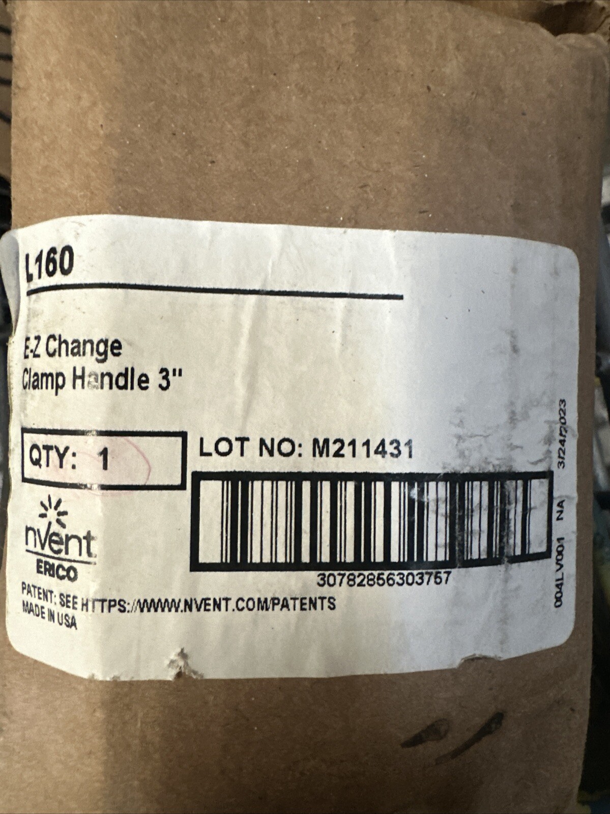 🔴L160 nVent Erico Cadweld Handle Clamp 3" For Exothermic Mold E-Z Change‼️