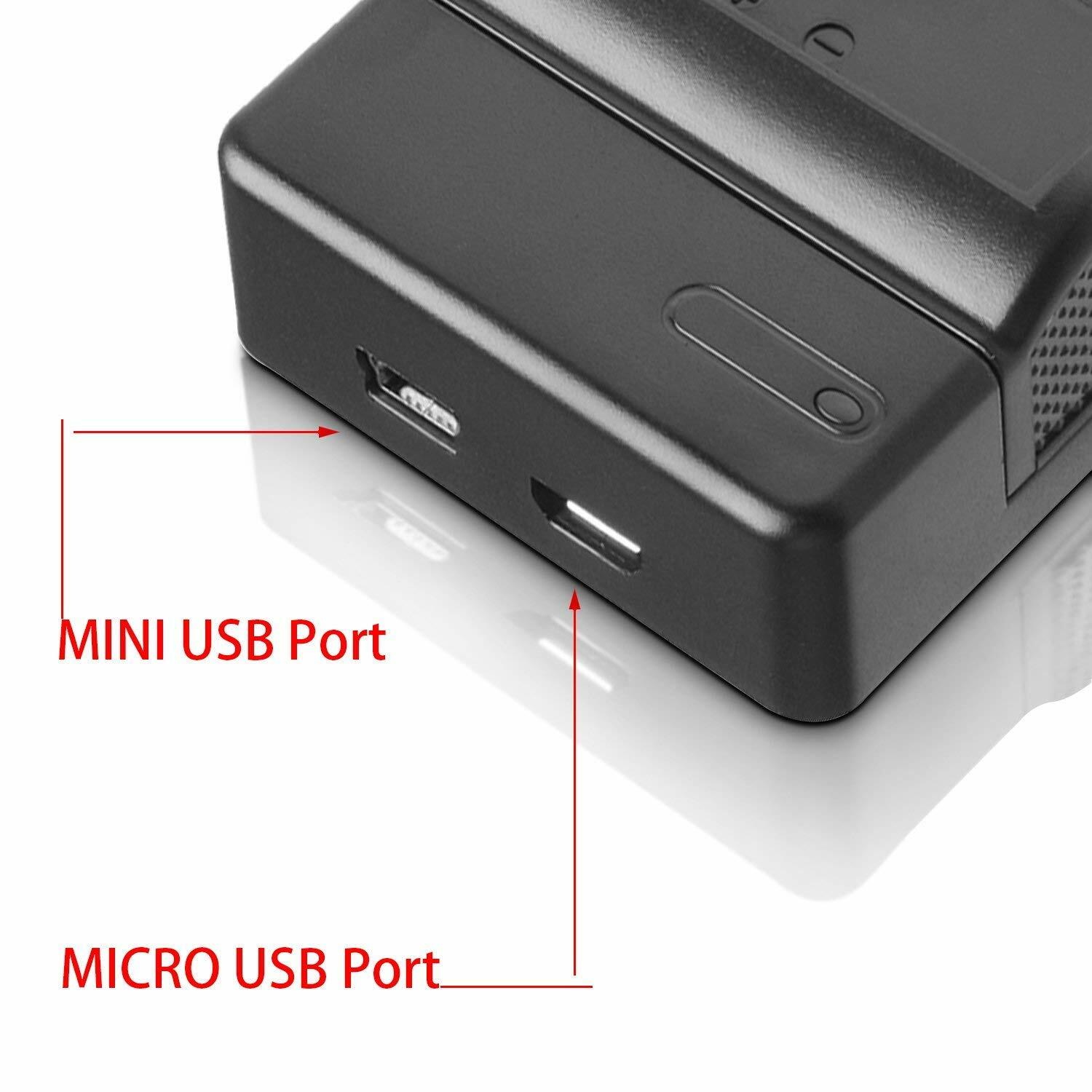Dual LCD USB Charger Fujifilm NP-W126 (XT-1, XT-3, X-T10, X-T20