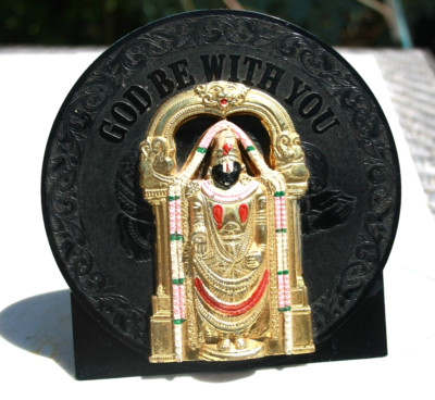 Vintage Indian Traditional Plastic Tirupati Bala ji for Car Dashboard