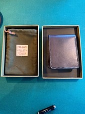 Filson Bi-Fold Wallet 11070399 MADE IN USA Brown Bridle Leather CC Bi Fold Dark