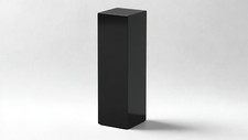 Dekosäule schwarz Seidenmatt, Deko Säule schwarz, Podest, Gesims