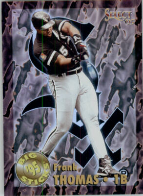 1995 Select (Pinnacle) Baseball ''Big Sticks'' Insert Cards