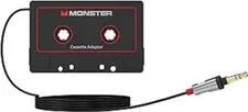 Monster Aux Cord Cassette Adapter 800 - iCarPlay for Car Tape Deck, Aux to Dash