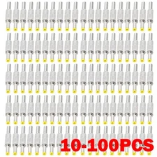 Lot of DC Power Jack 5.5mm x 2.5mm Male Plug Adapter Connector With Metal Handle