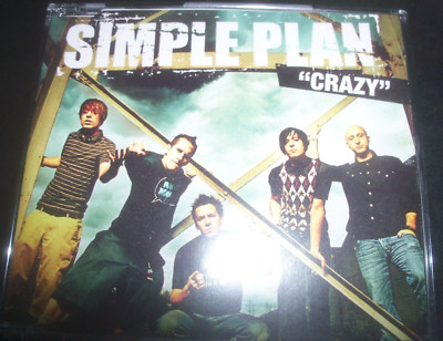 Simple Plan Crazy Australian 4 Track CD Single - Like New