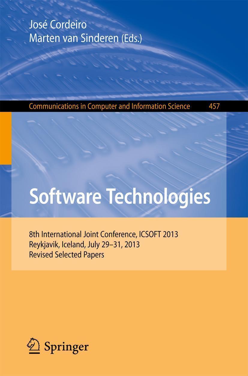 Thumbnail - Marten Van Sinderen (u. A.) | Software Technologies | Taschenbuch |