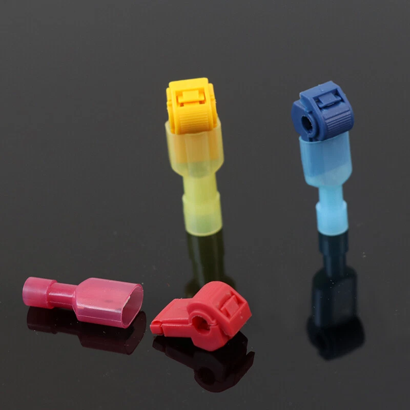 300PCS Insulated T-Tap 22-10AWG Quick Splice Wire Terminal Connectors Combo Kit - Image 3 of 4