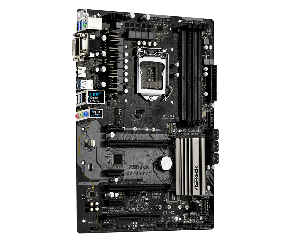 asrock-z370-pro4-motherboard-board-lga1151-ddr4-64g-hdmi-vga-dvi-atx