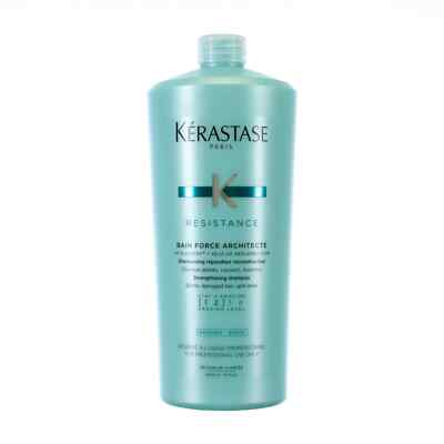 Kerastase Resistance Bain Force Architecte Shampoo 34oz/1L PRO SIZE
