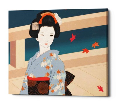 'Momiji' by Sai Tamiya, Canvas Wall Art, 16''x18''