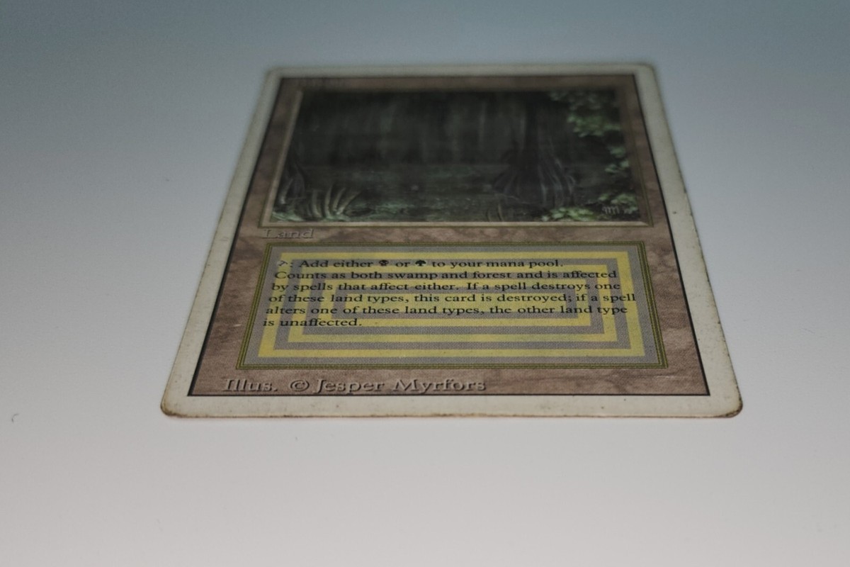 Magic the Gathering MTG 3rd Ed (Revised) Bayou - HEAVY PLAY Magic the Gathering MTG 3rd Ed (Revised) Bayou - HEAVY PLAY