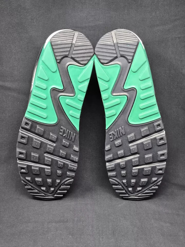 Nike Air Max 90 Mens Sizes Shoes White Green Black Gold Nike Air Max 90 Mens Sizes Shoes White Green Black Gold