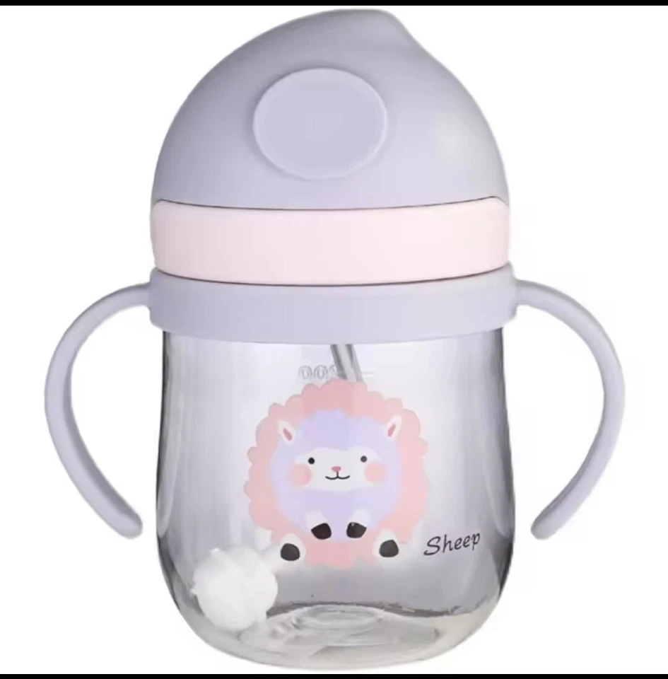 Taza de entrenamiento para bebé 250 ml con pajita | Biberón sin derrames | Anti-estrangulamiento Fugas-P Foto 4 de 4