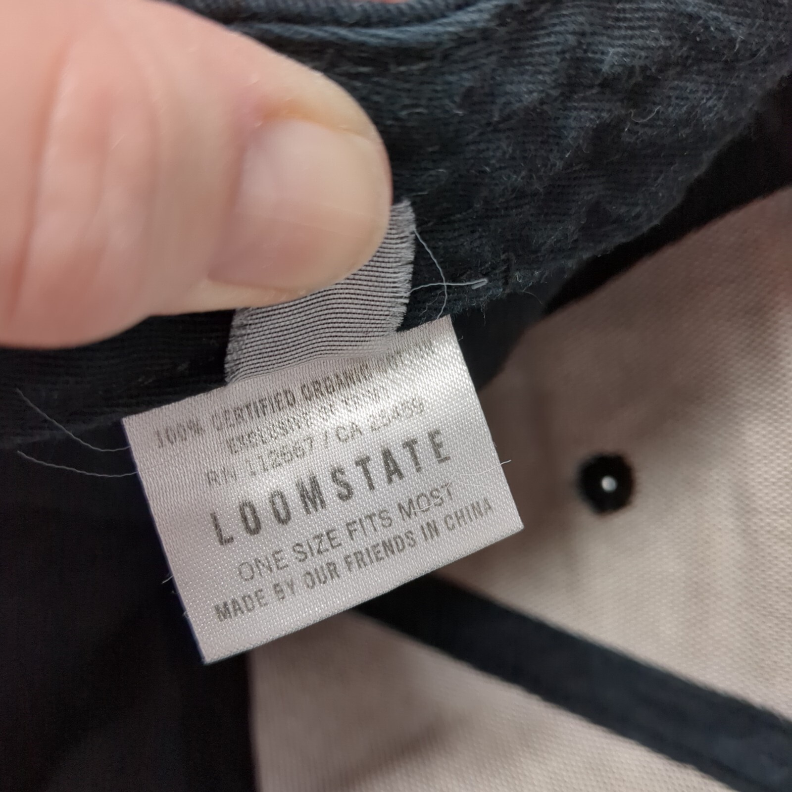 Chipotle Strapback Baseball Cap Blue One Size Adj… - image 8