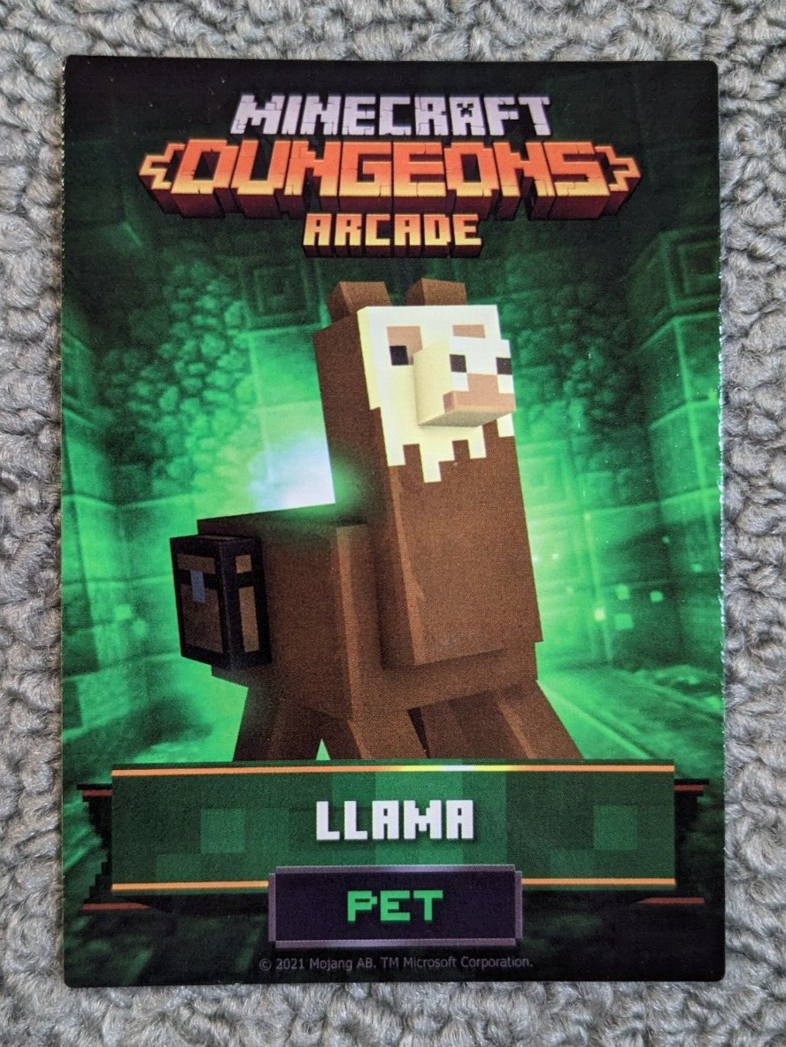 Minecraft Dungeons Arcade Fox #57/98 Unused N/M