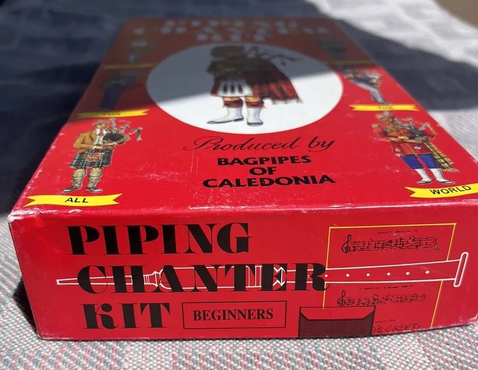 Piping Chanter 套件来自苏格兰喀里多尼亚风笛带盒式磁带和音乐 — 第 4/4 张图片
