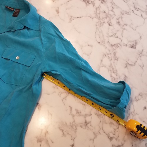 Additions by Chico Modal Blend Collared Long Sleeve Pockets Shirt Size 2 T-7 - Picture 8 of 9