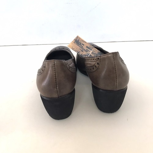 Scarpe da donna mocassino 37 marrone bronzo con zeppa da signora Vitulli comoda - Foto 13 di 13