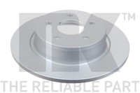 2X NK 312583 Bremsscheibe FüR Ford