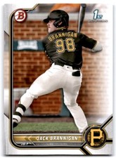 2022 Bowman Draft 1st Bowman Paper Jack Brannigan Pittsburgh Pirates #BD-154