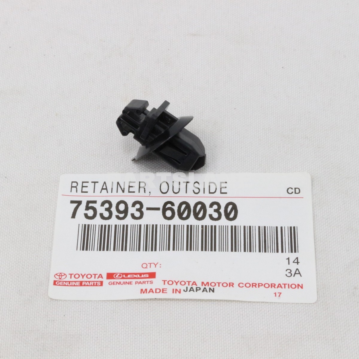 75393-60030 Toyota OEM Genuine RETAINER, OUTSIDE | eBay