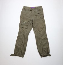 Vintage 90s Y2K Streetwear Goth Womens 14 Distressed Baggy Chain Cargo Pants