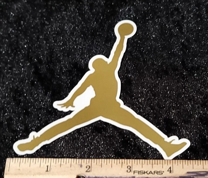 Jordan shop stickers gold
