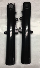 OEM Harley Powder Coated Gloss Black Lower Fork Legs 46496-00 46498-00